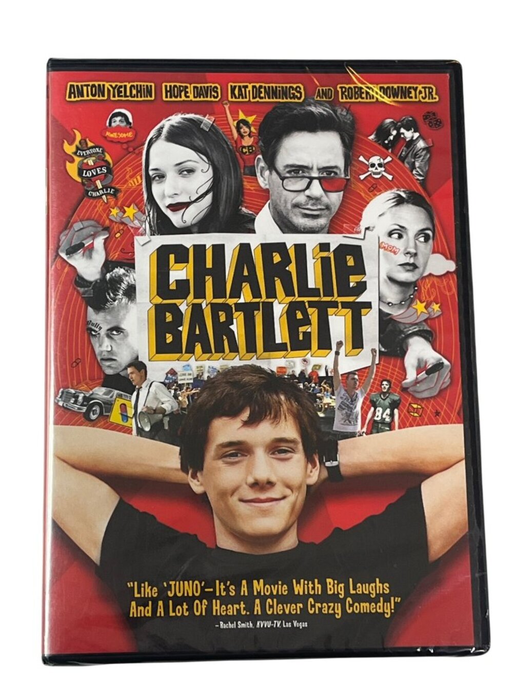 Charlie Bartlett DVD 2007 Anton Yelchin Robert Downey Jr Comedy Drama